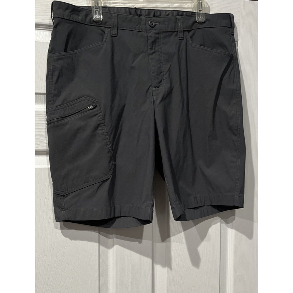 Eddie Bauer Cargo Shorts Mens Size 38 Gray Stretch Hiking Outdoor Gorpcore Beach